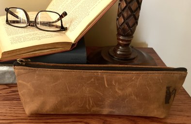 Genuine Leather Pencil Bag